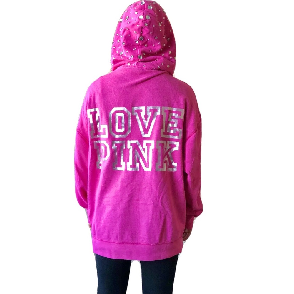 VS PINK Rhinestone Bling hoodie